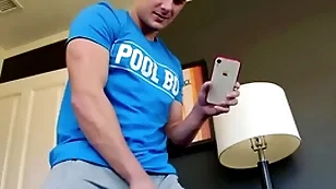Muscular make aware of fingers and breeds stepbro before giving bj