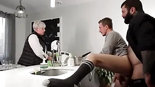Suppliant barebacked by stepdad hasten his mature