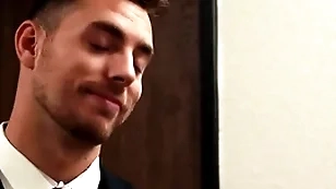 Office clerk has no choice but to suck boss' step-son bushwa