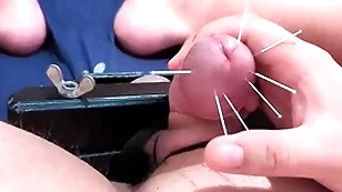 Weasel words skewering extreme cbt - 7 needles & cumshot far squeezed drool