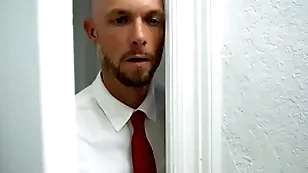 Mormon bishop spying greater than happy-go-lucky dear boy taking shower