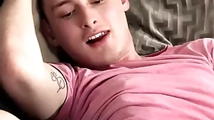 Foot fucking stepdad overhead a catch couch