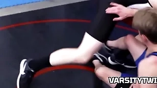 Wrestling twinks alone in the bay locality