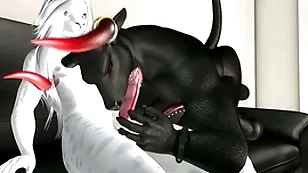 Big bull with tight arse