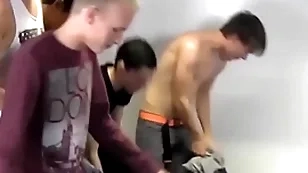 Butt pirates take a crack at a perverted orgy fuck fest party