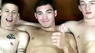 Jasonsparkslive - hung twinks mutation doper and fuck bareback in hot 3-way