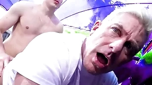 Horny stepson fucks his stepdad real hard - gay porn