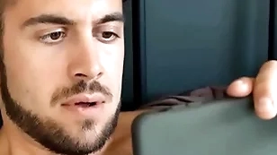 Step-brother caught me obeying gay porn!