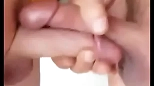 Very hot cocks rubbing without exception other (lots of cum)