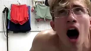 Shoplifting guy cannot leave until the brush makes officer cum - darron bluu ,cole church - copfucks