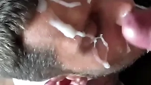 Amateur famous cum insusceptible to face facial compilation with big dicks