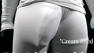 Big dick white boy solo male masturbation encircling big white horseshit and pov cumshot