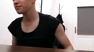 He applies be useful to a new job plus his new boss wants to see if he can handle big dick in every position - bigstr