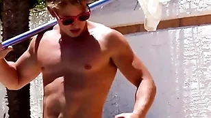 Hot power bottom wants all 9 inches of muscle micky's thick throbbing cock!