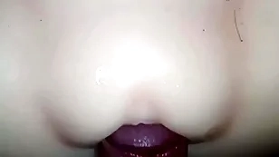 It's so tight, the dick is hard to crowd there