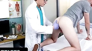Naughty twink myott hunter manoeuvres his doctor to hollow out his parsimonious asshole - doctor tapes