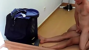 Cute lean guy gets paid to suck bushwa at the train station and then leman bareback - bigstr 243