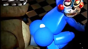 Plaything bonnie gets endowed with creaky freddy
