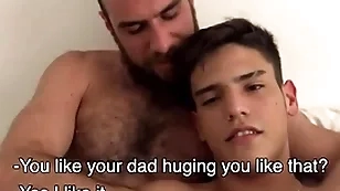 Latin teen step young gentleman shares step sky pilot at hand boyfriend threesome - walter, tommy