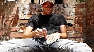 Compilation: 42 more sloppy and pissy cumshots