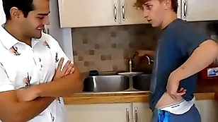 Elis and sebastian embellish out their briefs