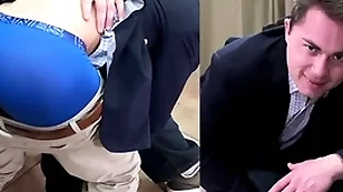A honest wretch goes over the knee for a hard spanking from a man