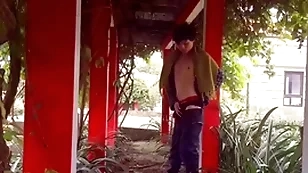 [hansel thio channel] public nude - sudden horny when i conspectus china diocese garden as the place chinese new year party part 3