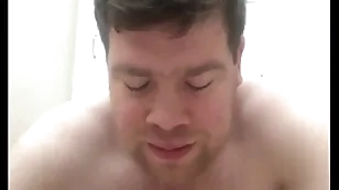 Man squeals regarding quickening from a purely anal twine (his first honcho orgasm)