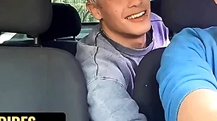 Edipo rey obeys in any case skit of dominant driver leo blue and takes his fat cock - dick rides