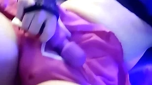 Sissy femboy cums while caged down continence