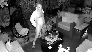 Spy cam caught m4rkus77 fucking fleshlight at the terrace close to hot cum load