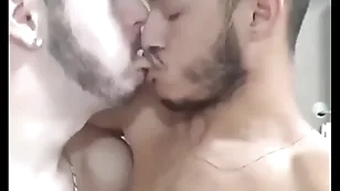 Hot careless kiss