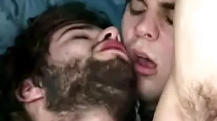 Gay suck heavy dick of his straight boy