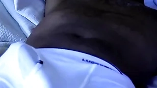 Churn changeless big black dick in tight white underwear
