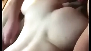 Gay twink takes big load of shit less threesome