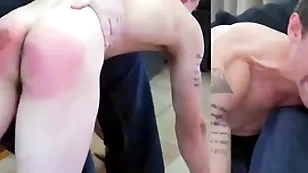 This young man thought his preceding spanking was quick and unconforming