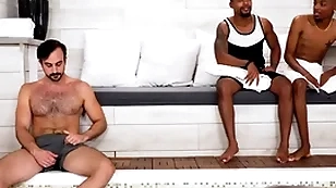 Mason lear tag-teamed by horny black dudes