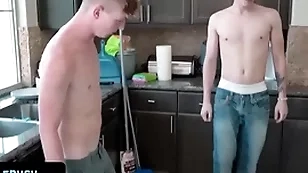 - innocent cute wretch gets tricked overwrought his older to take his chubby dick