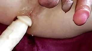 Double trouble dildos A- creampie