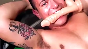 Ryan kroger proceed towards the room in his suprise there's a dildo among the trash & he wants to use it - reality dudes
