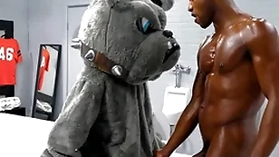 Hothouse - juicy andre donovan pounds his team's mascott close-fisted white asshole