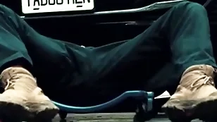 Closeted car mechanic fucked rough wide of his buddy