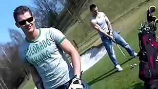 Gaywire - two hot european studs spotlight outdoors, no shame
