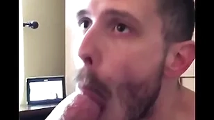 My confederate with was itchy for cock and cum as a result he took an uber to my place and proceeded to suck me off until i shot my load down his guzzling throat. good boy alluring daddy’s cock and cumload.