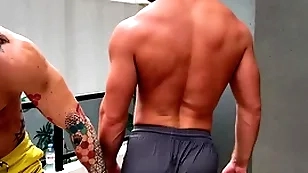 A shower after grounding and i bury my dick in his asshole