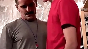 Hot coach blows teenage cock and gets muscle ass fucked raw-twinktop.net