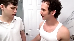 Young cute twink & greg mckeon making love in living room