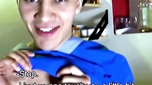 Young bi concupiscent latino sorrow paid for sex with filmmaker stranger pov