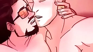 Iron man x captain america - tony stark x steve rogers stony marvel careless sex