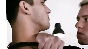 Closeted hunk have sex his army buddy iin barracks